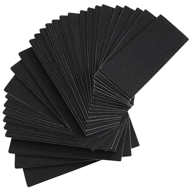 Cinta de espuma para minidiapasones Pizarra, 24 piezas, color negro