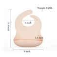 thumbnail image 3 of Ludlz Silicone Baby Feeding Sets, Baby Feeding Utensils Silicone Baby Bib Silicone Suction Bowl Training Spoons, BPA Free Tableware for Toddler Babies and Kids, 3 of 6