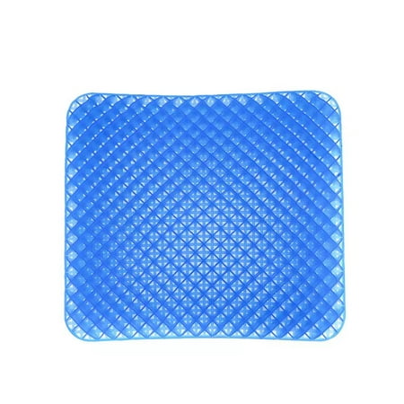 

Emily Gel Seat Cushion Thick Big Breathable Honeycomb Design Absorbs Pressure Points Seat Cushion with Non-Slip Cover Gel Cushion for Office Chair Home Car Wheelchair