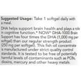 thumbnail image 3 of NOW Foods DHA-1000 Brain Support, 1,000 mg, 90 Softgels, 3 of 7
