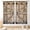Wooden-02, variant on Rustic Wooden Curtains, Farmhouse Gray Barn Door Country Cottage Western Barnwood Garage Printed Blackout Window Drapery Treatments for Kitchen Living Room Bedroom Cafe, 55"x63" Inch