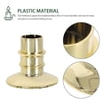 thumbnail image 4 of MasteelfCA 10 Pcs Simple Plastic Candlesticks Decorations Household Plastic Candle Decors, 4 of 7