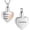 customize, variant on Wing Heart Cremation Urn Necklace for Mom Grandma Dad Pet Ashes Angel Wing Memorial Keepsake Pendant Jewelry