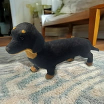 Soft Dachshund Toy, Emotional Healing Plush, Lifelike Cuddle Companion, Calming Comfort Doll, Realistic Dog Toy, Stress Relief Plush, Cozy Hug Doll