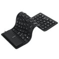 thumbnail image 1 of Flexible Keyboard Silent Typing Soft Silicone Keyboard USB Wired Foldable Keyboard Waterproof Dustproof 85 Keys Keyboard, Soft Comfortable Touch, 1 of 7