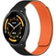thumbnail image 1 of wonima11 22mm Silicone Magnetic Band Compatible with Garmin Venu 4/3 45mm/Forerunner 570 47mm, Soft Sport Strap, Replacement Wristband Strap for Garmin Forerunner 265/255/255 Music(Black + Orange), 1 of 1