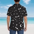 thumbnail image 6 of Planet Men's 3d Print Casual Button Down Shirts, Novelty Hawaiian Short Sleeves S, 6 of 9