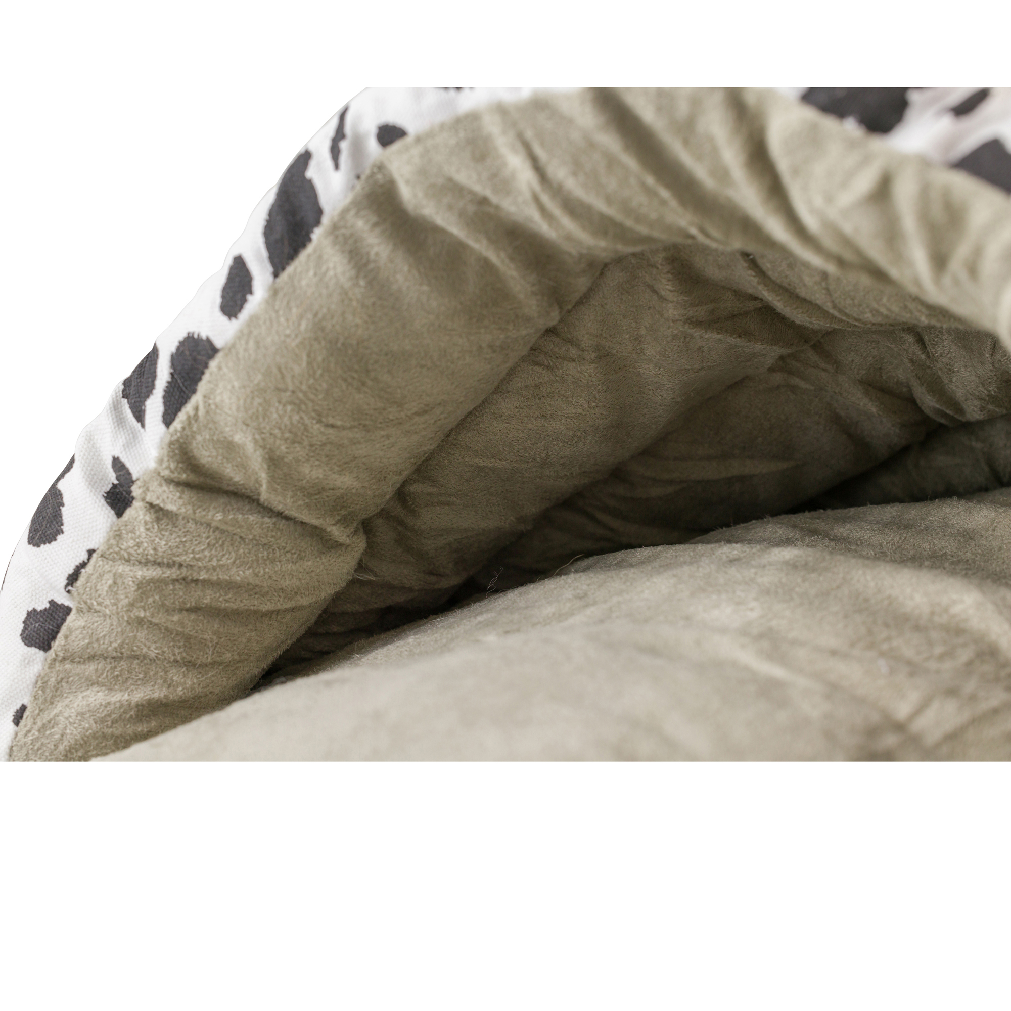 Armarkat Paw Print Cat Bed, Sage Green, 20"L x 20"W x 11"H