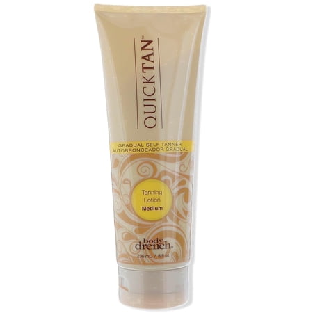Body Drench Quick Tan Self Tanning Lotion, Medium Shade Self Tanner Body Lotion, 8 fl oz