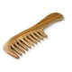 thumbnail image 2 of Natural Sandalwood Hair Combs - Anti-Static Sandalwood Scent Natural Hair Detangler Wooden Comb (Extra Wide Tooth), 2 of 5