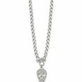thumbnail image 3 of Stainless Steel 18 Inch Polished Crystal Skull Necklace Made In China -Jewelry By Sweet Pea, 3 of 8