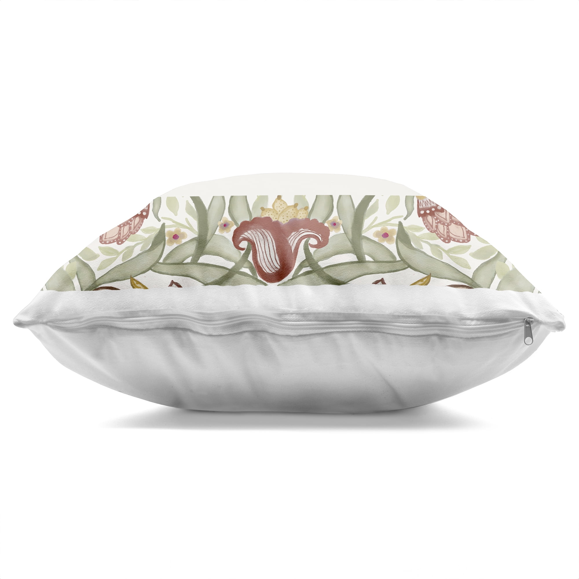 Stupell Industries Vintage Butterfly Florals Decorative Printed Throw Pillow, design by Elizabeth Medley