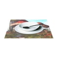 thumbnail image 3 of Ryvnso Placemats Set of 4 Mushroom House Dining Mats Heat-Resistant Non-Slip Washable Table Mat, 3 of 8