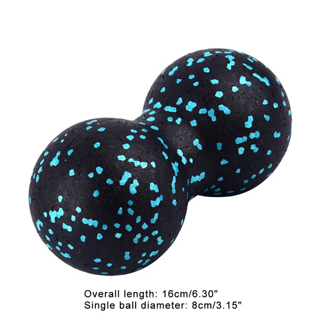 Pelota Fascial Tmvgtek Bola de Masaje de Cacahuete EVA Azul
