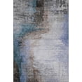 thumbnail image 2 of Addison Rugs Mayfield Premium Machine Washable Transitional Abstract Brown Rectangle Rug, 3' X 5' Machine Washable Transitional Abstract Brown Oversized Sherpa Throw Blanket, 2 of 6