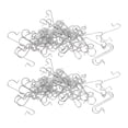thumbnail image 3 of 100pcs S Hooks Multifunctional S Shaped Metal Hanging Hooks for Small Items Festivals Decoration, 3 of 10