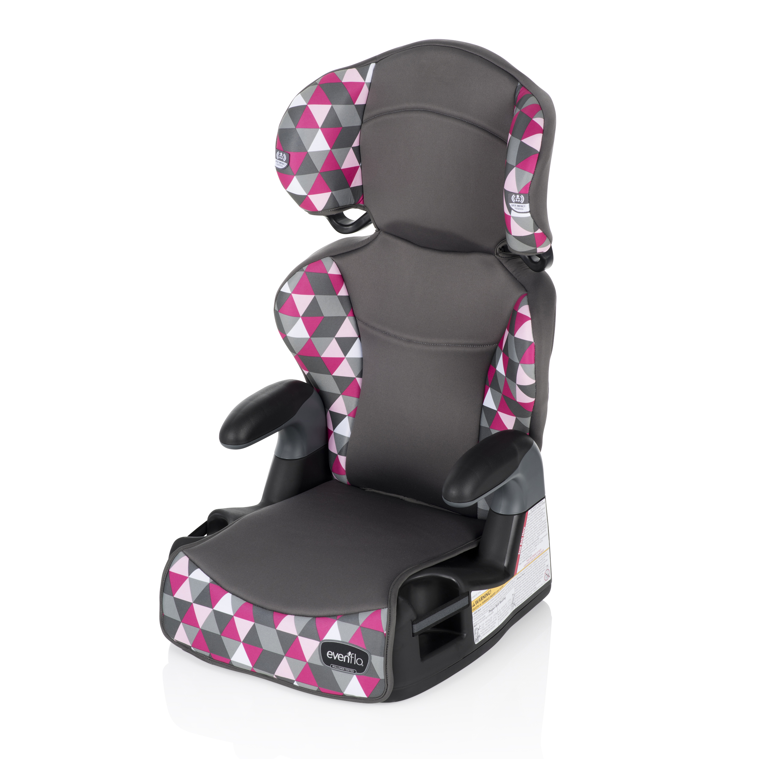Big Kid LX High-Back 2-in-1 Belt-Positioning Booster Car Seat (Bristol Pink)