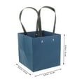 thumbnail image 2 of WRISTBIQUE 10pcs Paper Handheld Bags Reusable Present Bags Blue Storage for Birthday Party, 2 of 8