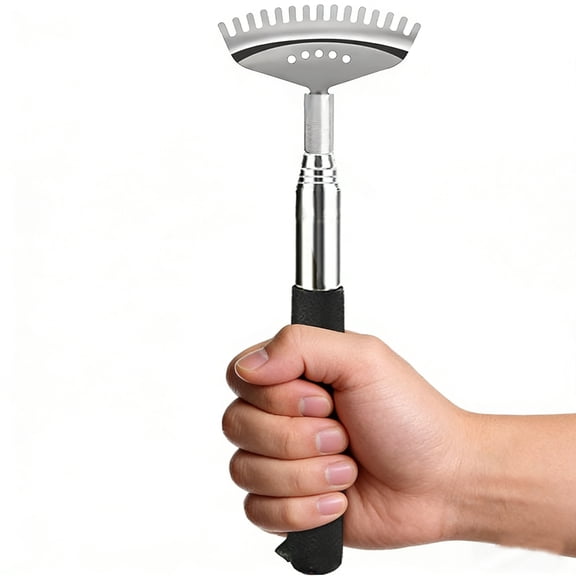 2 Pack Extendable Pet Back Scratcher, 7.87 Inch Stainless Steel Telescoping Back Scratcher for Dogs Cats, Pet Massage Tool