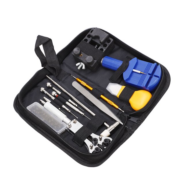 Kit d'Outils de Réparation de Montre, Kit d'Outils de Remplacement de Batterie de Montre Portable Durable pour Professionnels