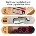 thumbnail image 3 of HLONK 180 Degree Rotation Projection Alarm Clock 12/24H LED Digital Clock USB Rechargeable Ceiling Projector, 3 of 8