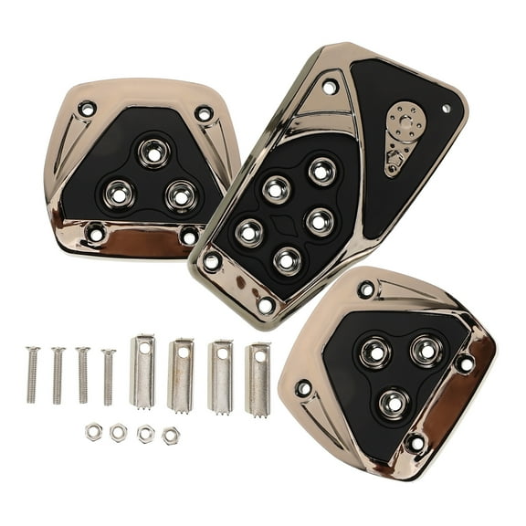 1 Set Nonslip Car Pedals Including Accelerator and Brake Pedal for Vehicle Parts Accessories