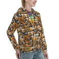 thumbnail image 6 of Lsque Vintage Bottles Pattern Casual Women's Hoodie,Hooded Sweatshirt with Kangaroo Pocket,Pullover Hoodie with Eye-catching Drawstrings-X-Large, 6 of 7