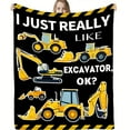 thumbnail image 7 of Weighted Blankets,Just Really Like Trucks Ok Blanket For Girls Boys Throw Blanket For Kids Cozy Lightweight Flannel Throws Blankets For Bed Sofa Couch, 7 of 7