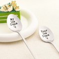 thumbnail image 4 of Boyfriend Girlfriend Christmas Birthday Gifts for Women Men My Ice Cream Your Ice Cream Spoons for Wife Husband Anniversary Engagement Gift for Fiance Fiancee Valentine's Day Gift for Ice Cream Lover, 4 of 7