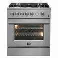 thumbnail image 7 of FORNO Premium 2-Piece Kitchen Bundle -Giovanni 30-inch Gas Range Stainless Steel, Forno Gallipoli 30" French Door Refrigerator with Bottom Freezer 17.5 cu. ft Capacity, 7 of 7