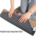 thumbnail image 3 of Cavalier King Charles Spaniel Dog and Flower Hot Yoga Mat Towel Non Slip for Hot Yoga - Quick-Drying Yoga Mat Cover with 4 Corner Pockets with Travel Bag - Hot Yoga Towel Non Slip 70"x26", 3 of 6