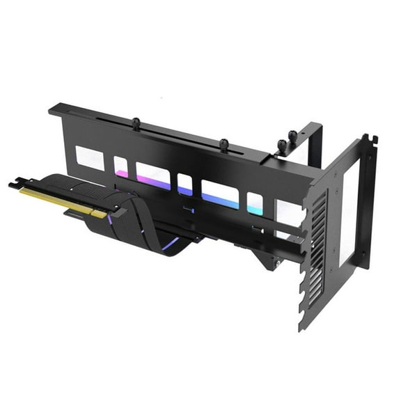 PCIE x16 Vertical GPU Holder Graphics Card Steering Bracket GPU Bracket Extension for PC Case