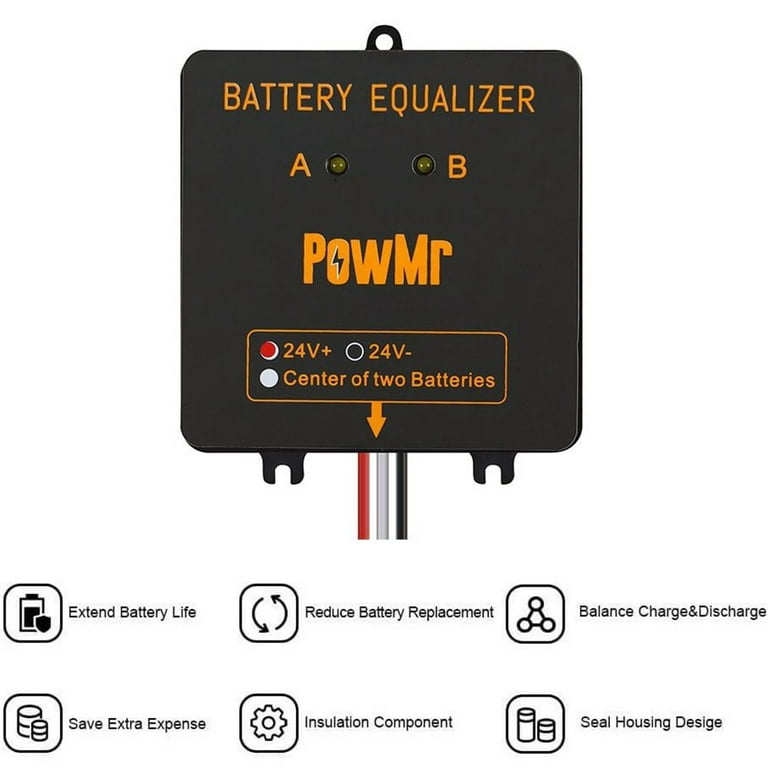 Battery Equalizer LED Display 24V Battery Charge Discharge