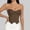 A155 Coffee, variant on Women's Burlesque Halloween Costume Corset Top Floral Lace Overlay Sweetheart Neckline Front Ribbon Bows Vintage Boned Bustier for Pirate Cosplay Party