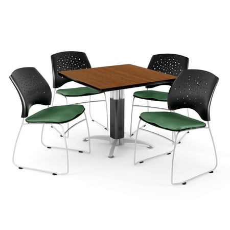 Purple Dining Set OFM Core Collection Breakroom Bundle, 36