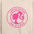 thumbnail image 3 of Barbie - Limited Edition One Of A Kind - Women's Lightweight French Terry Long Sleeve Shirt, 3 of 5
