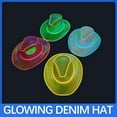 thumbnail image 4 of Light Up Cowboy Hat, LED Flashing Party Hat with 4 Modes, Battery Operated Festival Hat for Halloween, Cosplay, Events, Unisex Adult Size, 4 of 7