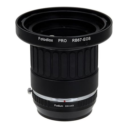 Fotodiox Pro Lens Mount Adapter - Mamiya RB67 & RZ67 Mount SLR Lenses To Micro Four Thirds Mount Mirrorless Camera Body with Built in Focus Control Dial