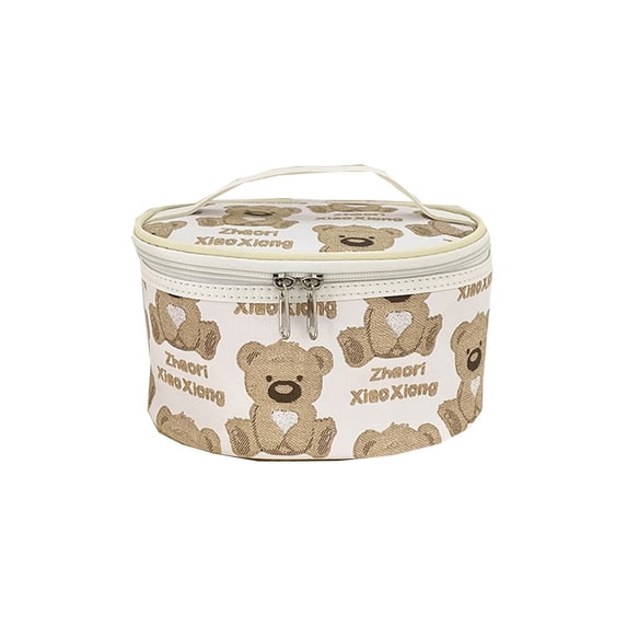 Bear Cute Travel Accessories Waterproof Large Capacity Storage Organizer Cosmetic Bag Women Makeup Bag Cosmetic Container Toiletries Bag E