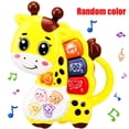 thumbnail image 1 of QJUHUNG Baby Giraffe Piano Musical Toy with Light-Up Keys  Early Educational Learning Instrument for Infants  Non-Toxic ABS Plastic  Music and Sounds for Sensory Development  Suitable for, 1 of 7