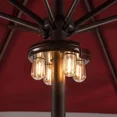 thumbnail image 2 of Patio Umbrella Light with LED Edison Bulbs, Battery Operation Cordless-Outdoor U, 2 of 5