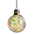 thumbnail image 1 of Bola de Navidad LED creativa, adornos en forma de bombilla, reno de dibujos animados, copo de nieve, adornos para árbol de Navidad, colgante, decoración para fiestas navideñas, 1 of 4