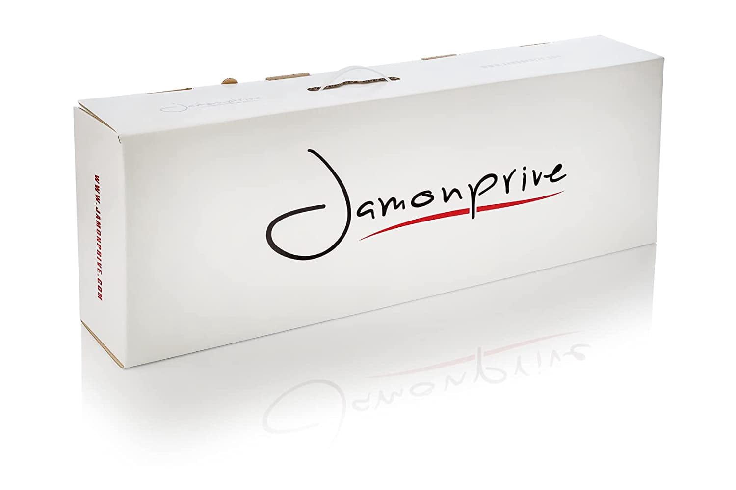 Jamonprive Serrano Ham Bone in from Spain 15-17 lb with Ham Holder & Knife - Pork Ham Spanish Jamon Serrano