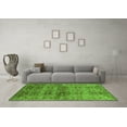 thumbnail image 3 of Ahgly Company Indoor Square Oriental Green Traditional Area Rugs, 6' Square, 3 of 4