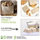 thumbnail image 4 of Bolsas de papel Gere Small Brown, 100 unidades, papel kraft resistente a la grasa, 4 of 9