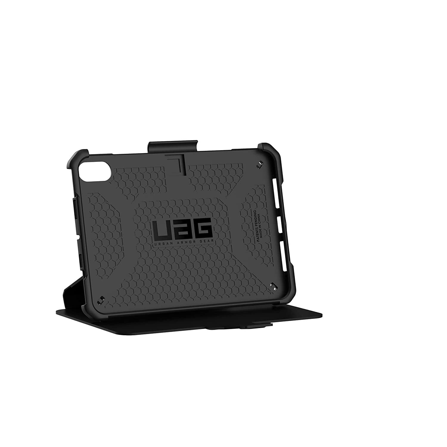 UAG iPad Mini Case [8.3-inch screen] (6th Gen, 2021) Rugged Heavy Duty Multi-Angle Viewing Folio Stand with Pencil Holder Metropolis Protective Cover, Black