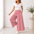 thumbnail image 5 of PBFRDSJ Women's Y2k Baggy Palazzo Wide Leg Pants Casual High Waisted Solid Pants for Lounge Wear, 5 of 6