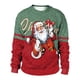 thumbnail image 3 of Jersey de Navidad con estampado de Papá Noel para mujer, sudadera divertida de dibujos animados para Navidad y Año Nuevo, suéter familiar XL para parejas, 2024, 3 of 5