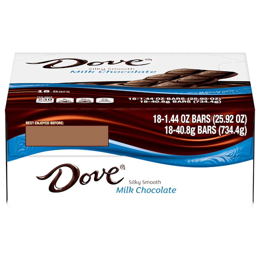 Dove Milk Chocolate Candy Bar 1.44 oz. 18 (209-00468)