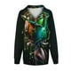 thumbnail image 3 of ICHUANYI Clearance Women's Fashion Printed Loose T-shirt Long Sleeves Blouse Round Neck Casual Tops Sweatshirt Hoodies ICHUANYI "ICHUANYI", 3 of 3